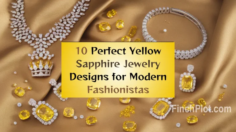 10 Perfect Yellow Sapphire Jewelry Designs for Modern Fashionistas