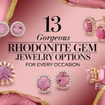 13 Gorgeous Rhodonite Gem Jewelry Options for Every Occasion