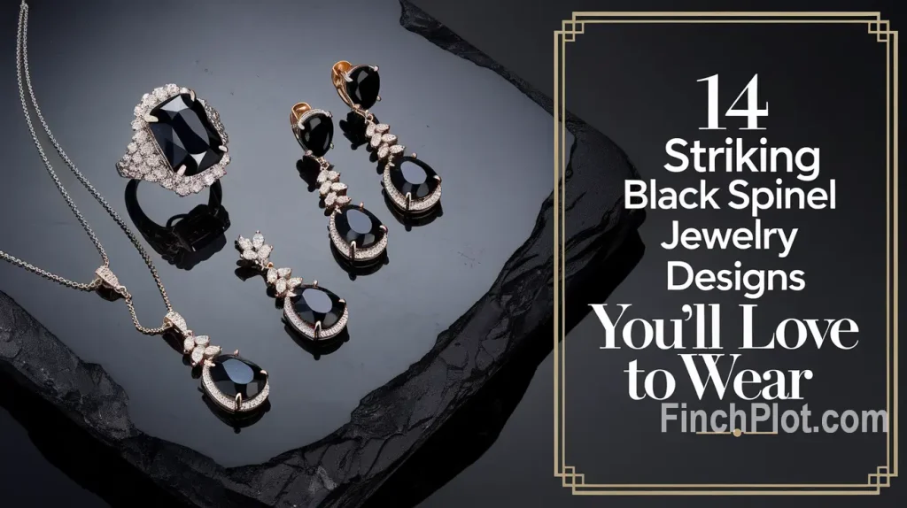 14 Striking Black Spinel Jewelry Designs You’ll Love to Wear