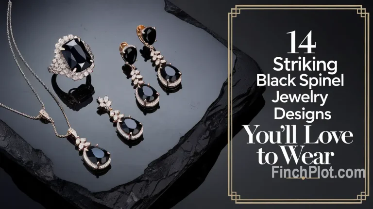 14 Striking Black Spinel Jewelry Designs You’ll Love to Wear
