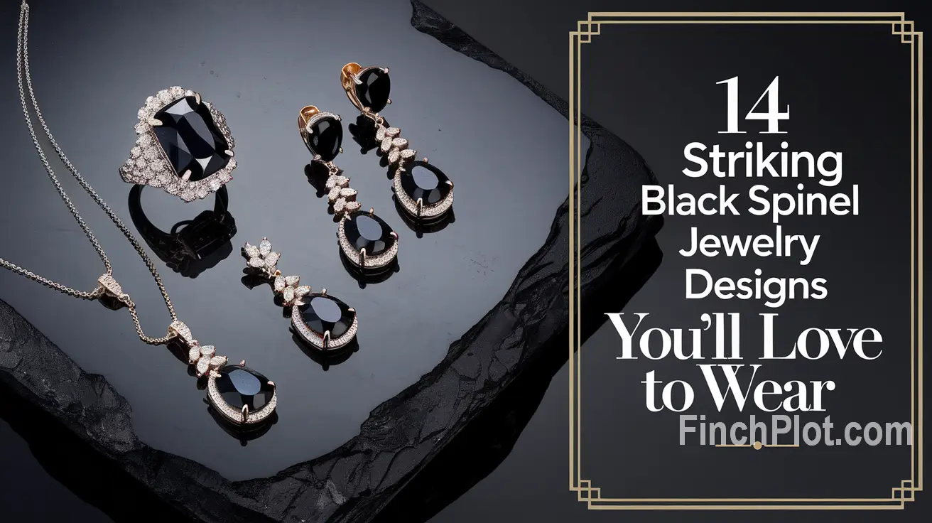 14 Striking Black Spinel Jewelry Designs You’ll Love to Wear