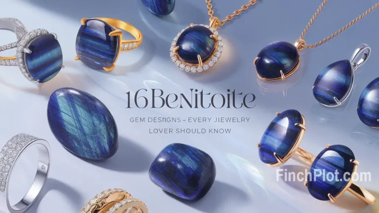 16 Benitoite Gem Designs Every Jewelry Lover Should Know